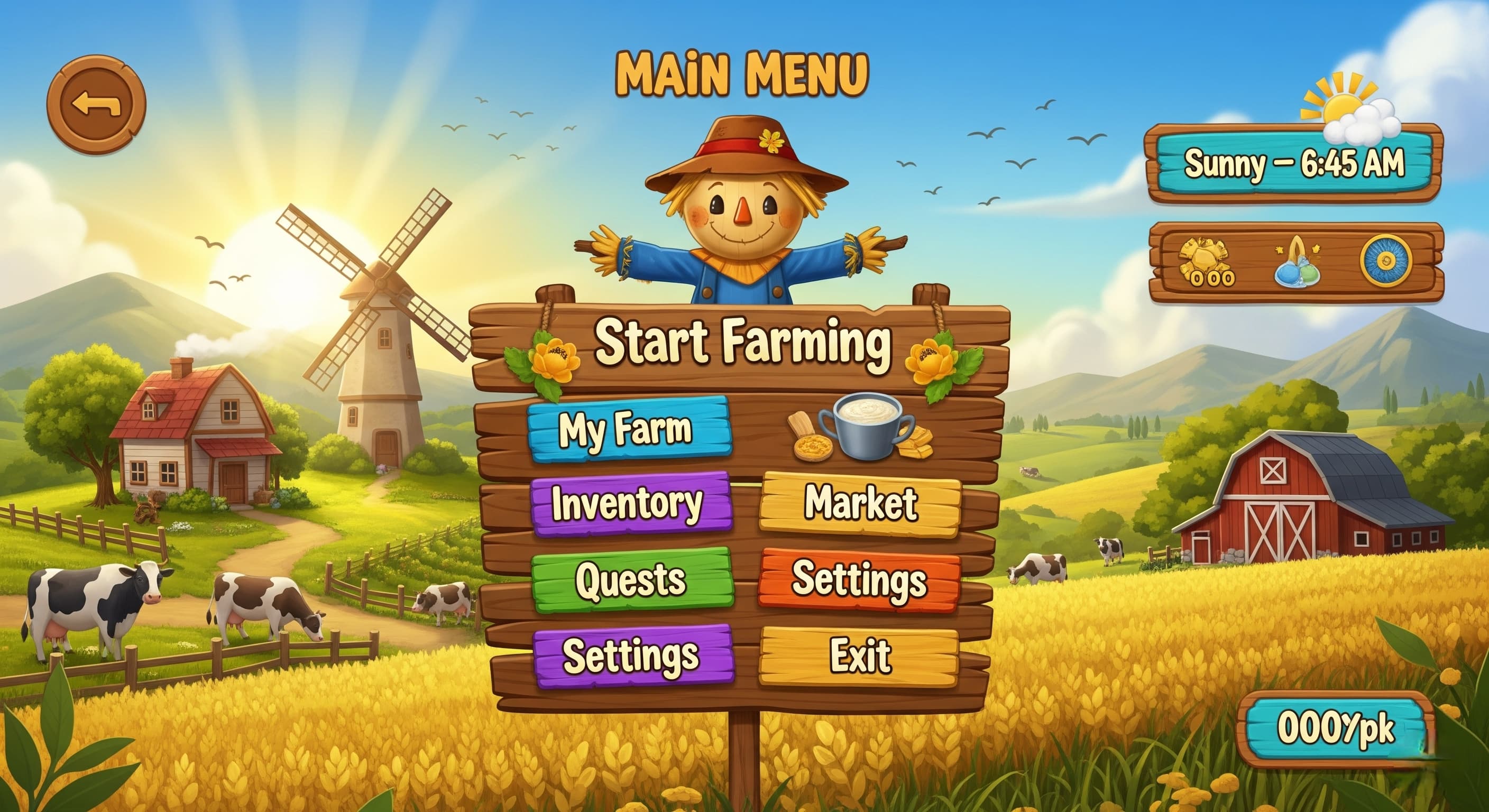 Farming Game UI