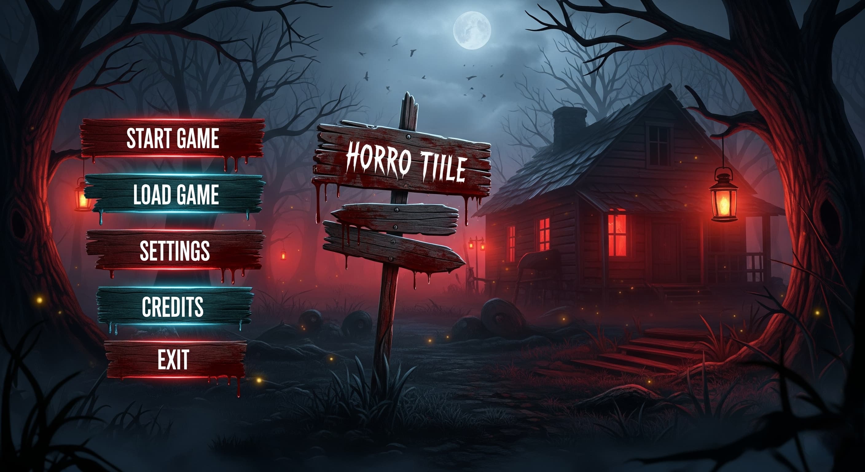 Horror Game UI