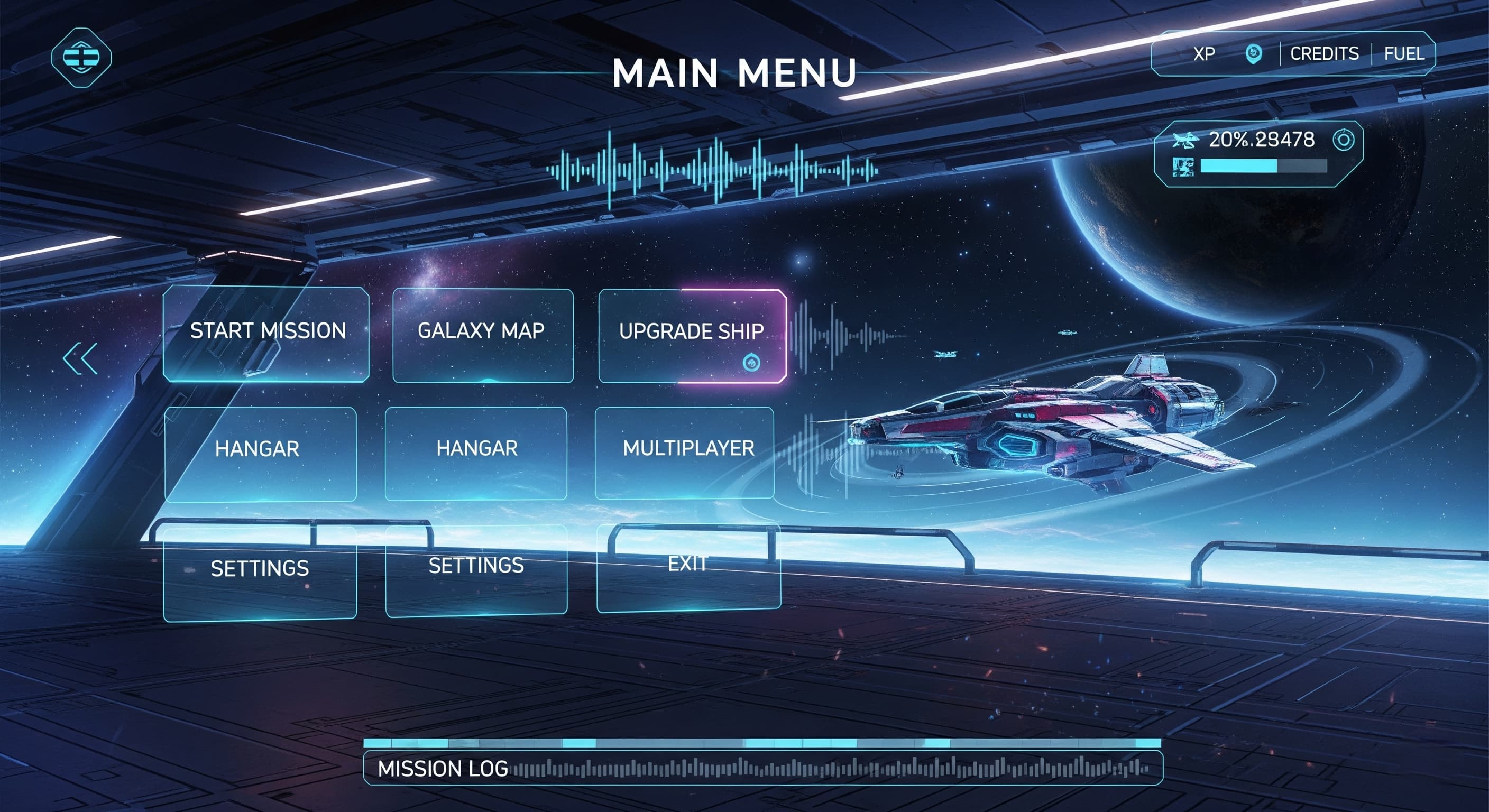 Plane Shooter UI