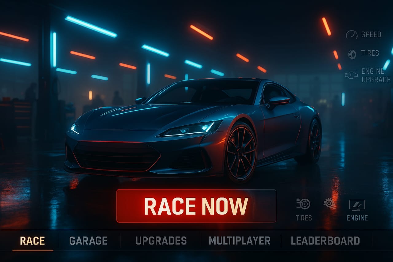 Racing Game Dashboard
