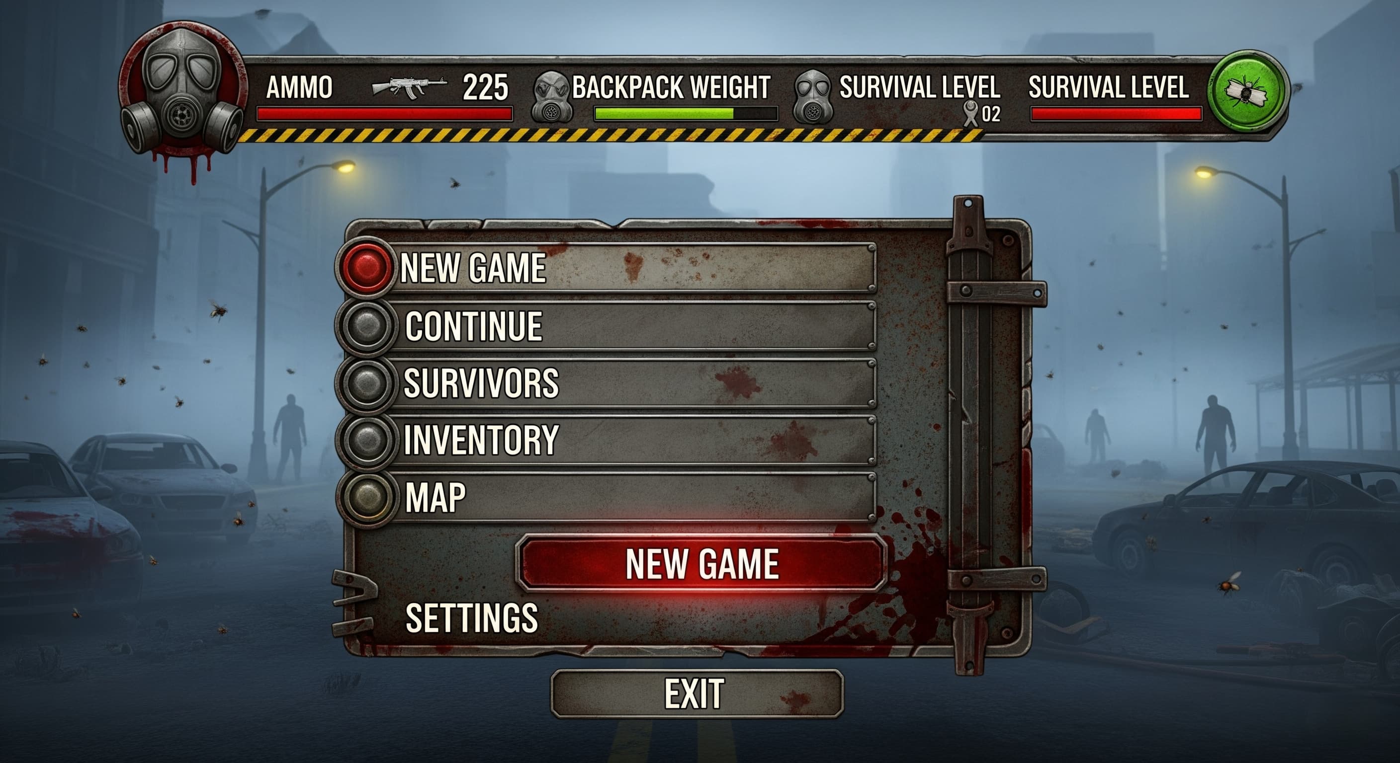 Zombie Game UI